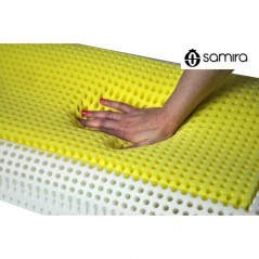 Cuscino memory foam saponetta, guanciale sfoderabile Giallo vivoCus