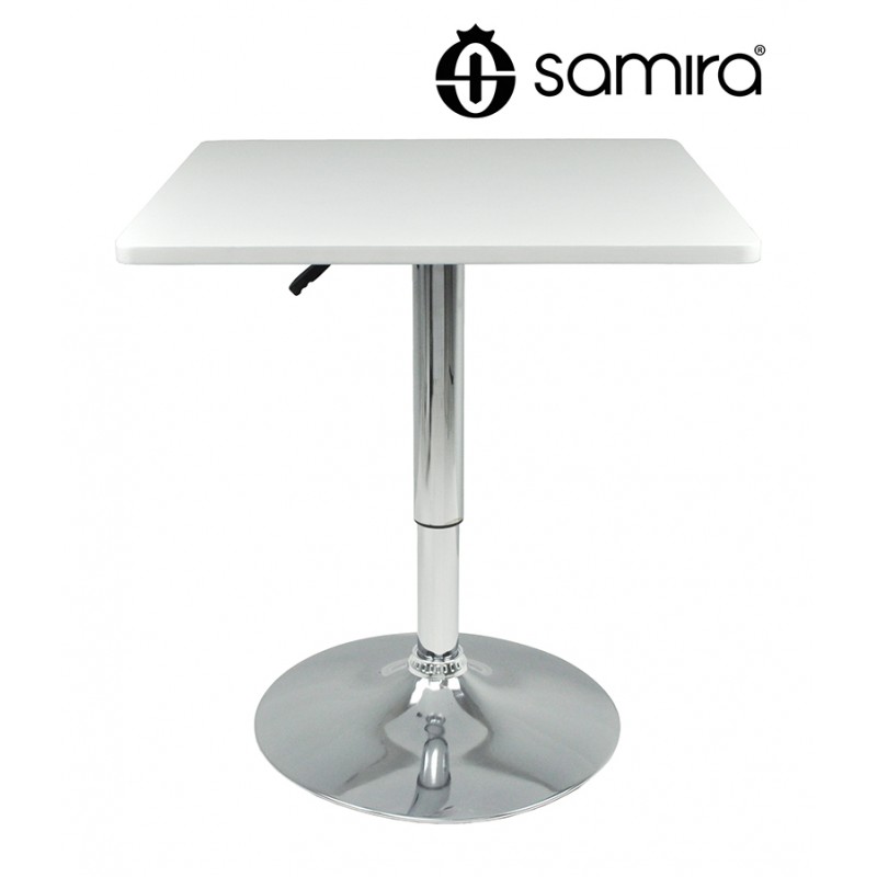 Tavolo regolabile in altezza quadrato 60x60, tavolo alto da bar Rom